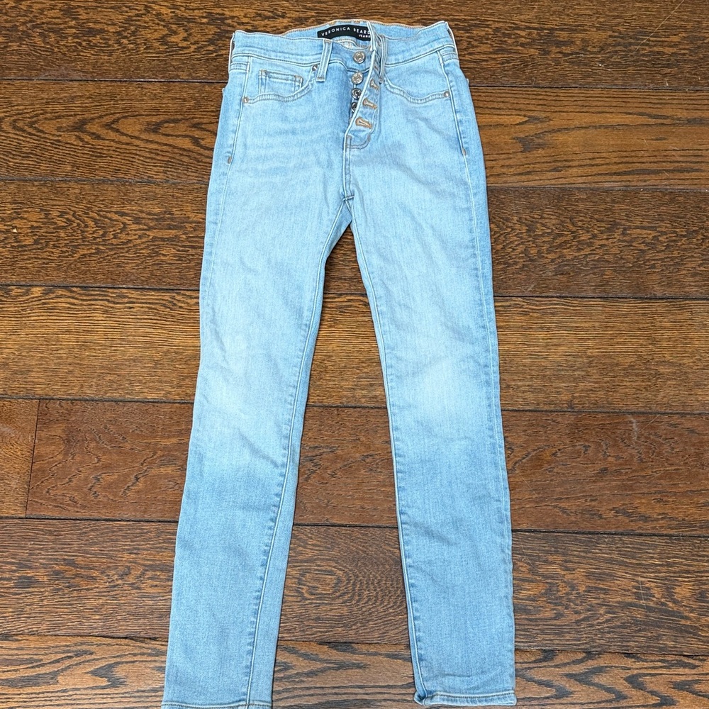 Veronica Beard Light Blue Skinny Jeans